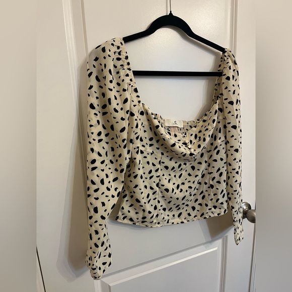 Commense Long Sleeve Square Neck Top Size Large - Picture 5 of 12